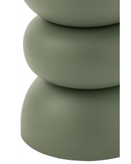 Table Gigogne Lise En Fer Verte ,32x32x43,5cm