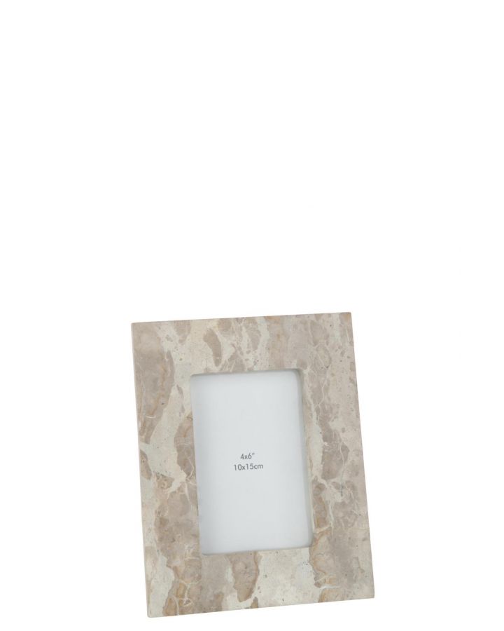 Cadre Photo 10X15 Mabre Beige Small ,23x18x2cm