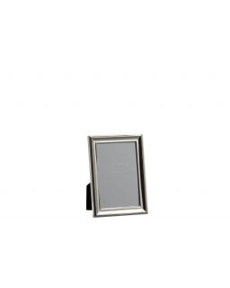Cadre Photo Classique 10X15 Metal Argent Small ,12,5x18x1,5cm