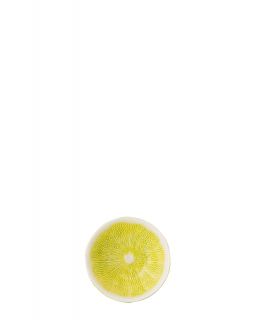 Bol Citron Vert Dolomite Vert/Blanc ,15x15x6cm