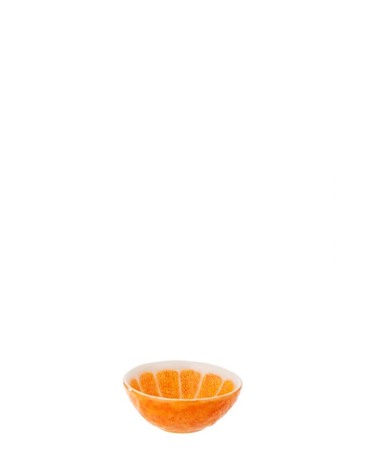 Bol Orange Dolomite Orange/Blanc ,15x15x6cm