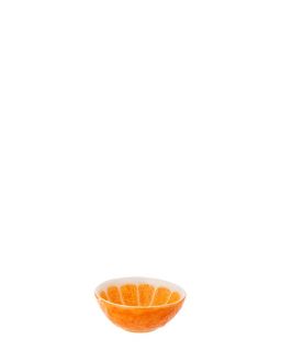 Bol Orange Dolomite Orange/Blanc ,15x15x6cm