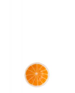 Bol Orange Dolomite Orange/Blanc ,15x15x6cm