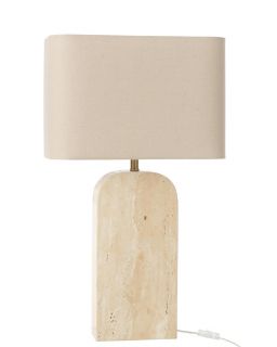 Lampe Travertin Beige ,40x20x71cm