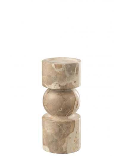 Chandelier Marbre Beige Small ,9x9x23cm