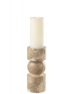 Chandelier Marbre Beige Small ,9x9x23cm
