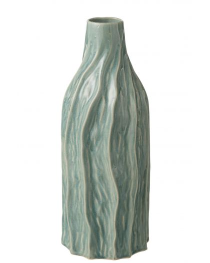 Vase Richard Porcelaine Bleu ,16x16x42cm