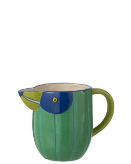 Arrosoir Oiseau Céramique Vert/Bleu Small ,23x13,5x16,5cm