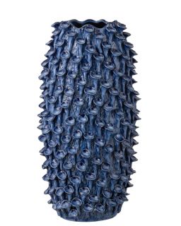 Vase Yari Argile Bleu Large ,24x18x48cm