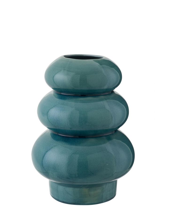 Vase Ralph Rond Argile Vert ,26,5x26x34,5cm