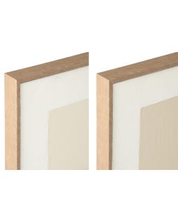 Tableau Amy Bois De Pin Multicolore Assortiment De 2 ,82,4x62,4x4,5cm