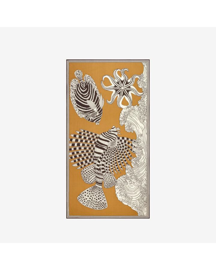 Etole 100 Vague 55% Coton 45% Tencel Mordore Taille 100X190 Cm