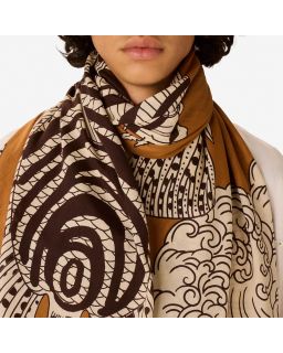 Etole 100 Vague 55% Coton 45% Tencel Mordore Taille 100X190 Cm