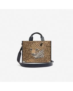 Sac Nomade Felis Beigecorps Cotonanse Cuir Finitions Cuir Taille 33X24X12 Cm