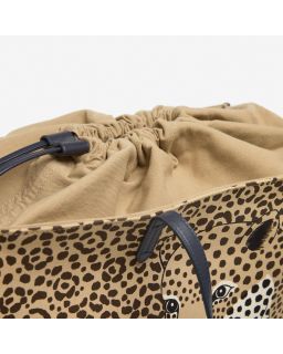 Sac Shopping Felis Beigecorps Cotonanse Cuir Finitions Cuir Taille 30.5X40X16.5