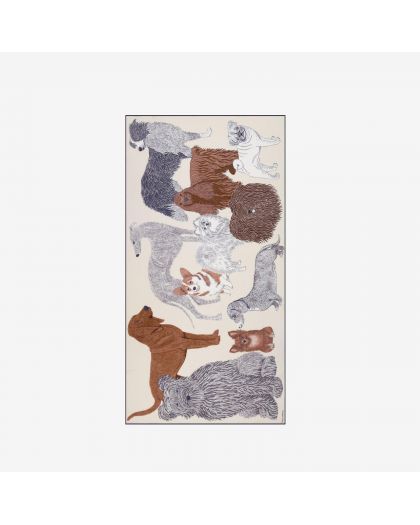 Etole 100 Cotton Toutou 100% Coton Blanc Taille 100X190 Cm