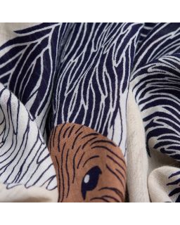 Etole 100 Cotton Toutou 100% Coton Blanc Taille 100X190 Cm