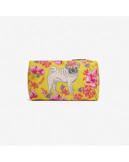 Trousse Taille M Toutou Jaunecorps 100% Polyester Finitions CuirTaille 30X17X1