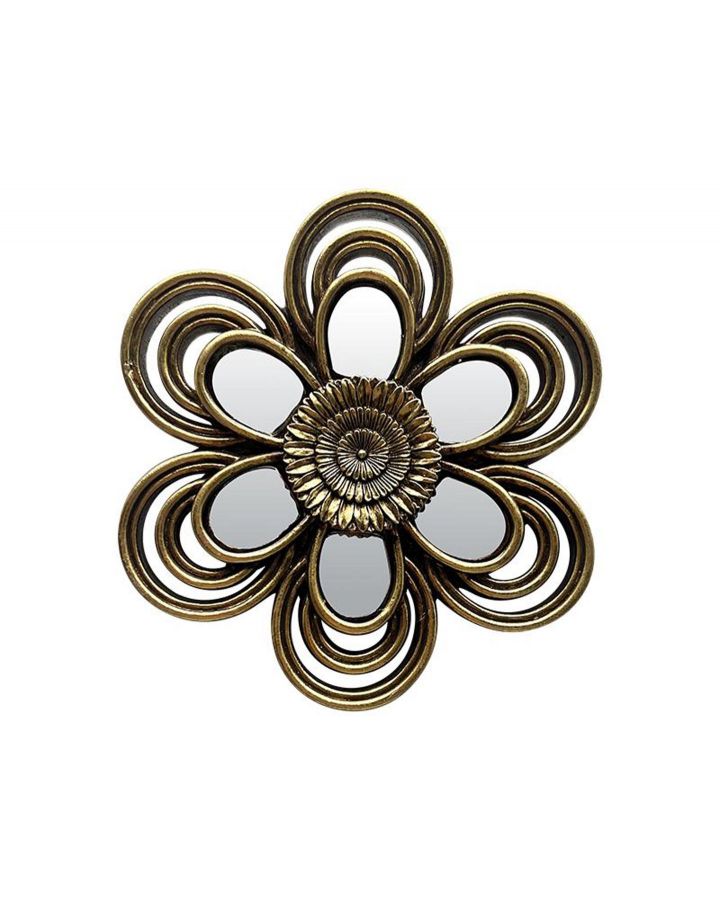 Deco Murale Fleur Miroir Ø11Cm