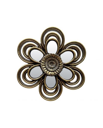 Deco Murale Fleur Miroir Ø11Cm