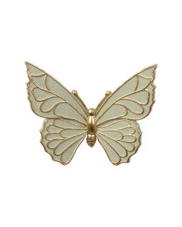 Deco Murale Papillon Vert 14X11,5X3,5Cm