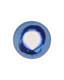 Dessous De Verre Ceram Bleu 11Cm