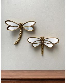 Deco Murale Libellule 16,5X4X20Cm