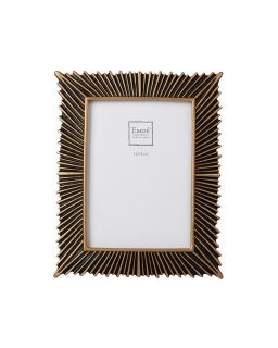 Cadre Ines Noir/Dore 13X18Cm