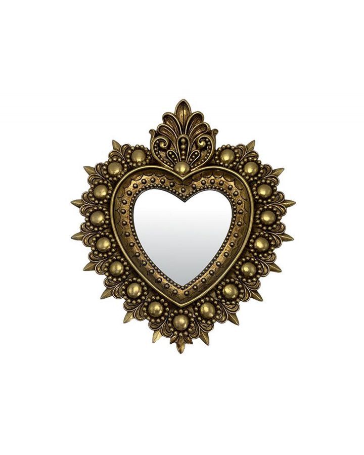 Deco Murale Ex-Voto Miroir 21,5X24Cm