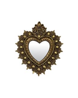 Deco Murale Ex-Voto Miroir 21,5X24Cm