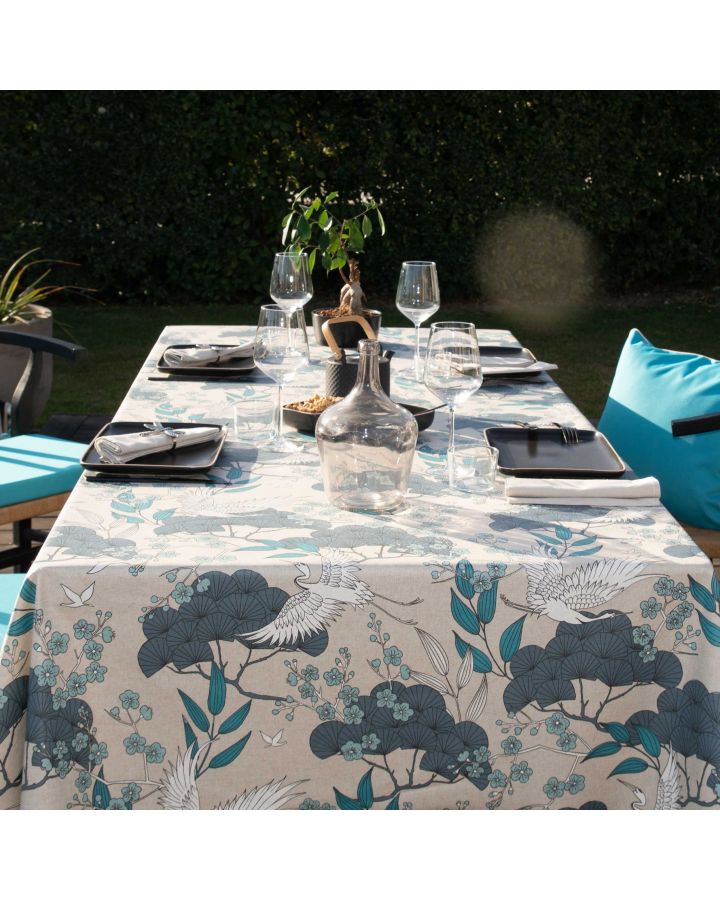 Plastifiee Okaido Turquoise 300X150Cm