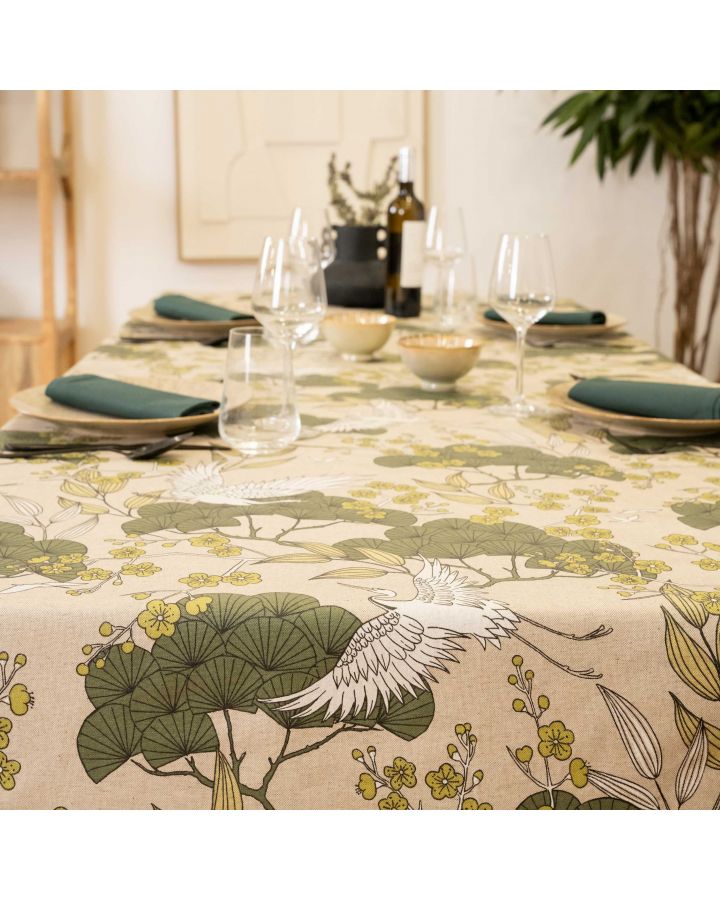 Plastifiee Okaido Oil Green 300X150Cm