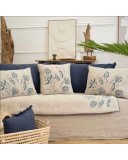 Coussin 45X45Cm Shanti Navy