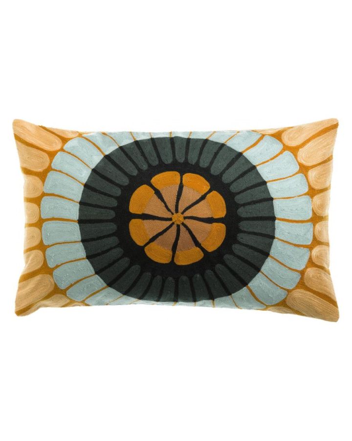 Coussin Brode Zeno Couleurmultico, Taille 40X65X10Cm