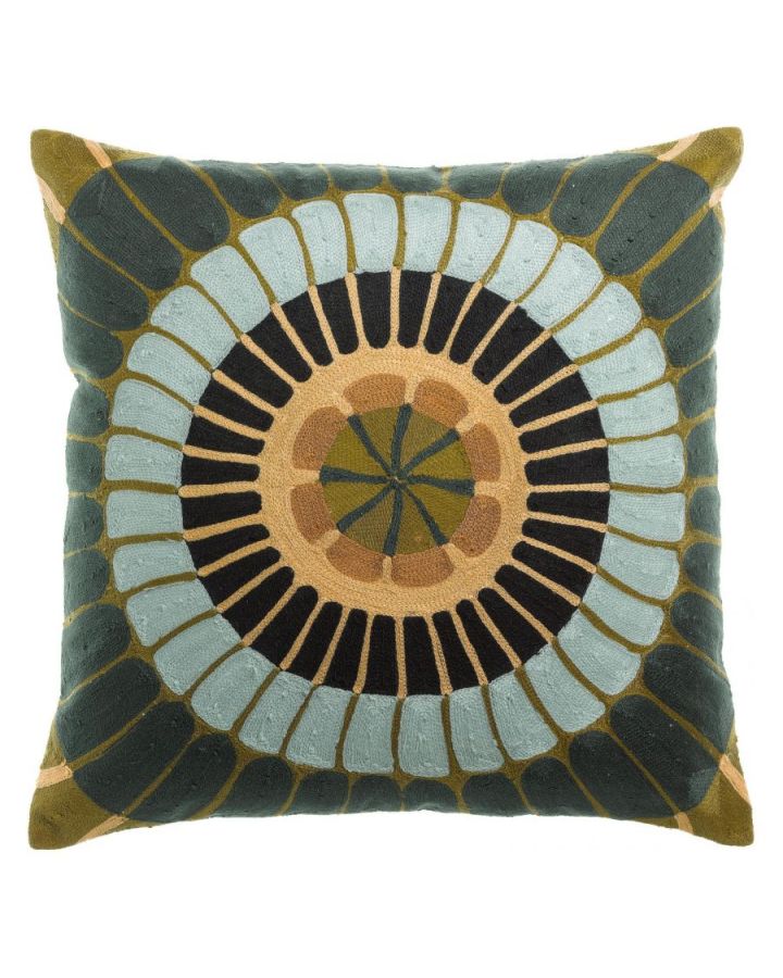 Coussin Brode Zeno Couleurmultico, Taille 45X45X10Cm