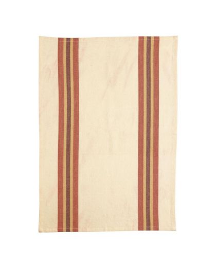 Torchon Recycle Yuna Couleurterracotta/Naturel, Taille 50X70X10Cm