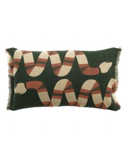 Coussin Zeff Yoka Couleurabysse, Taille 30X50X10Cm