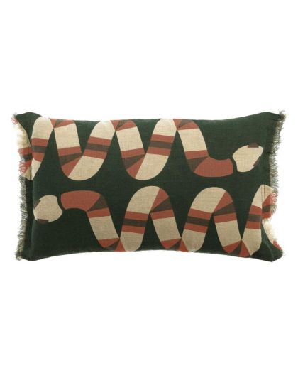 Coussin Zeff Yoka Couleurabysse, Taille 30X50X10Cm