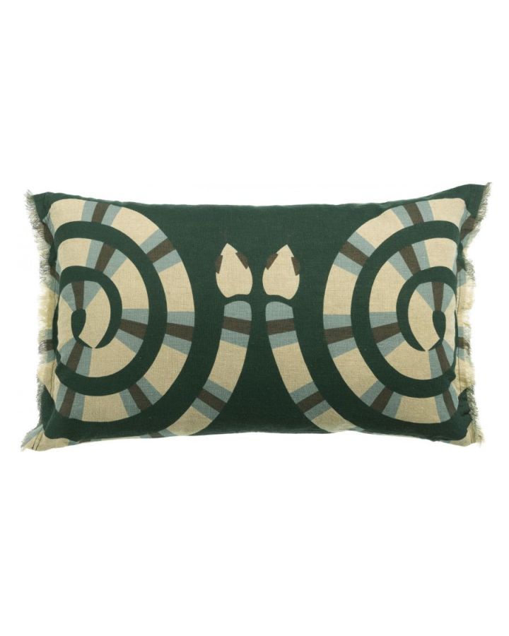 Coussin Zeff Yoka Couleurabysse, Taille 40X65X10Cm