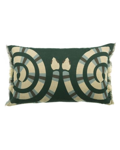 Coussin Zeff Yoka Couleurabysse, Taille 40X65X10Cm