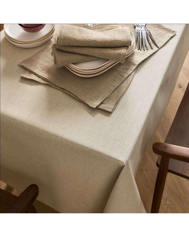 Nappe Plastifiée Palace Lino 150x150cm