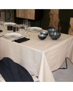 Nappe Plastifiée Palace Lino 150x150cm