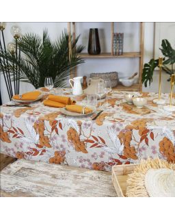 Plastifiee Okaido Terre Cuite 250X150Cm