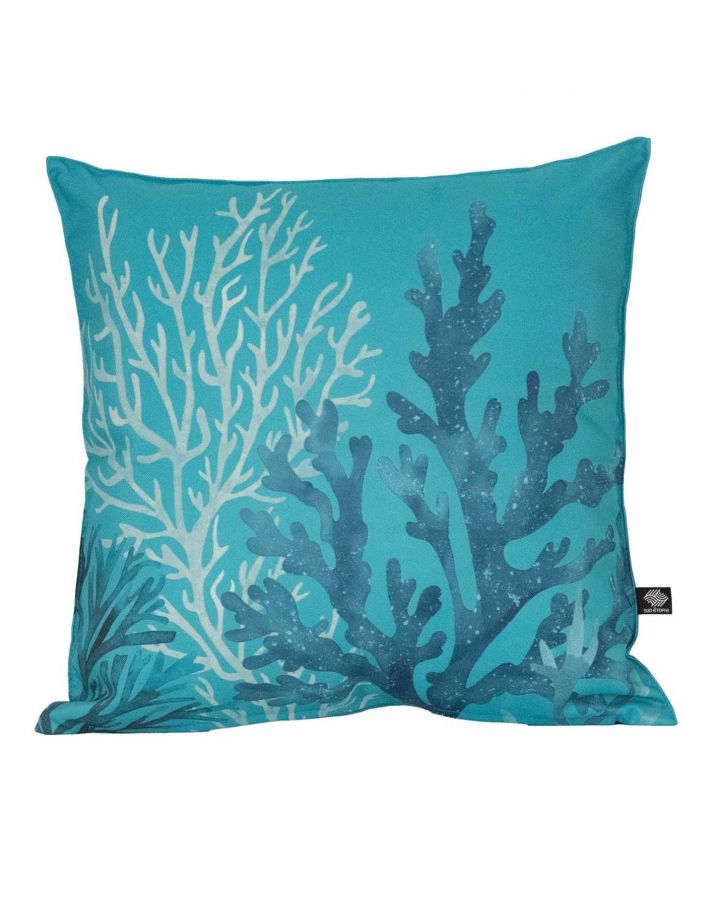 Coussin 45X45Cm Recif Turquoise
