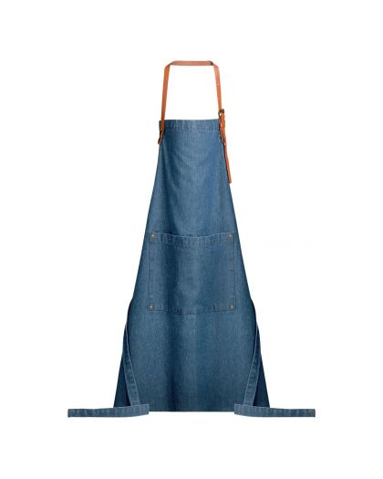 Tablier Dinem Couleur Bleu Denim, Taille 70x90cm