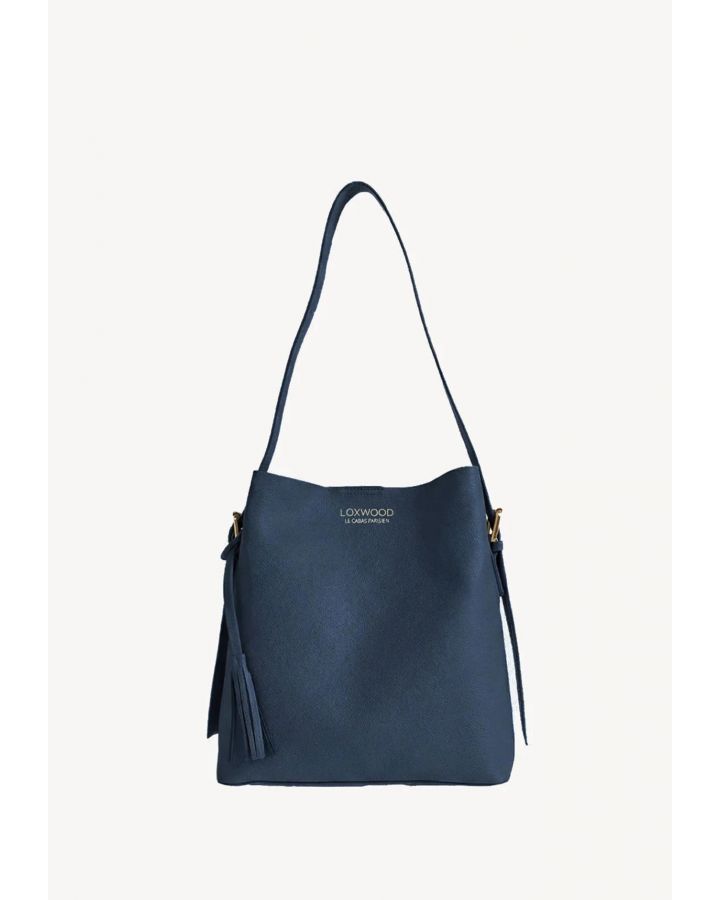 Sac Naya Blue Jean Cuir Vachette