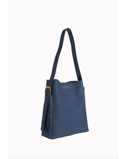 Sac Naya Blue Jean Cuir Vachette