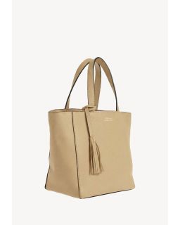 Cabas Parisien Pm Champagne Cuir Vachette