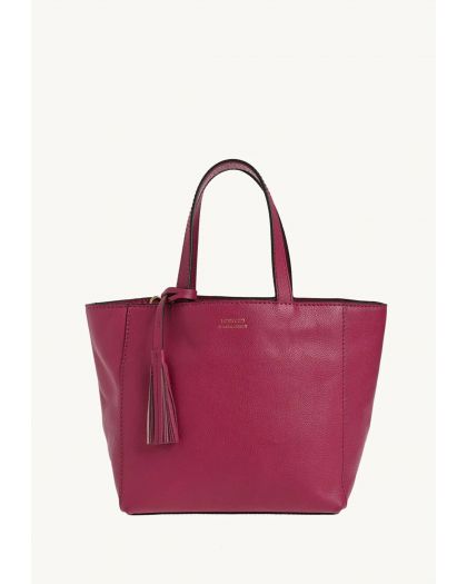Cabas Parisien Pm Fushia Cuir Vachette