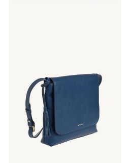 Sac Anouk 3 Clous Blue Jean Cuir Vachette